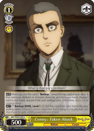 Image of Conny: Taken Aback (AOT/SX04-009 U) - Attack On Titan: Final Season