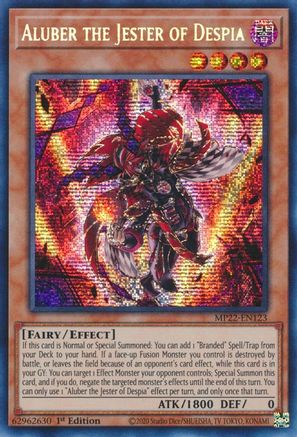 Image of Aluber the Jester of Despia (MP22-EN123) - 2022 Tin of the Pharaoh's Gods 1st Edition