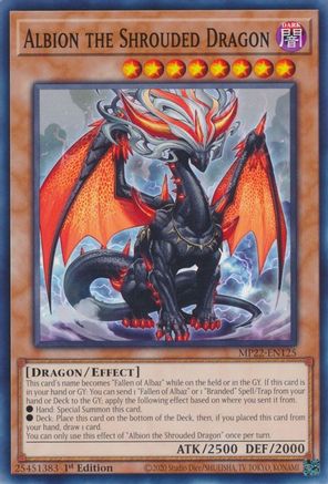 Image of Albion the Shrouded Dragon (MP22-EN125) - 2022 Tin of the Pharaoh's Gods 1st Edition