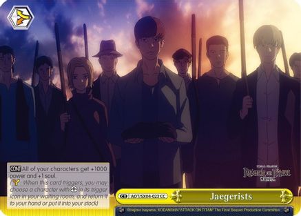 Image of Jaegerists (AOT/SX04-023 CC) - Attack On Titan: Final Season