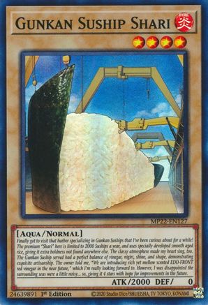 Image of Gunkan Suship Shari (MP22-EN127) - 2022 Tin of the Pharaoh's Gods 1st Edition
