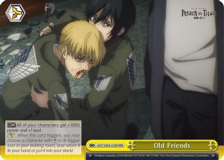 Image of Old Friends (RRR) (AOT/SX04-025R RRR) - Attack On Titan: Final Season