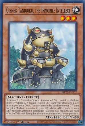 Image of Gizmek Taniguku, the Immobile Intellect (MP22-EN132) - 2022 Tin of the Pharaoh's Gods 1st Edition