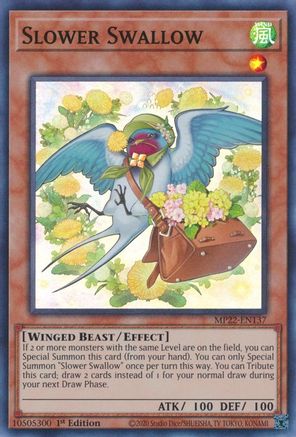 Image of Slower Swallow (MP22-EN137) - 2022 Tin of the Pharaoh's Gods 1st Edition