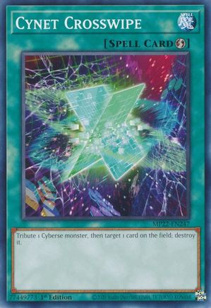 Image of Cynet Crosswipe (MP22-EN247) - 2022 Tin of the Pharaoh's Gods 1st Edition