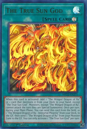 Image of The True Sun God (MP22-EN275) - 2022 Tin of the Pharaoh's Gods 1st Edition