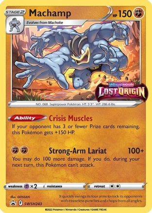 Image of Machamp SWSH243  - Holofoil SWSH Sword & Shield Promo Cards - Promo