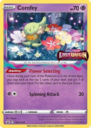 Image of Comfey SWSH242  - Holofoil SWSH Sword & Shield Promo Cards - Promo