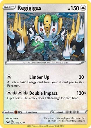 Image of Regigigas SWSH247  - Holofoil SWSH Sword & Shield Promo Cards - Promo