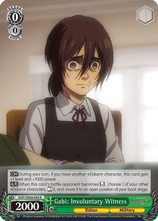 Image of Gabi: Involuntary Witness (AOT/SX04-030 R) - Attack On Titan: Final Season