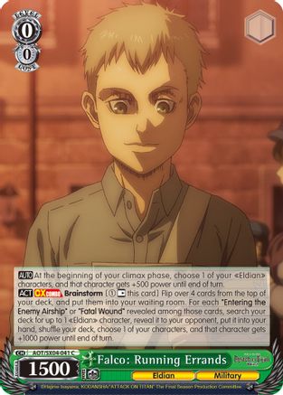 Image of Falco: Running Errands (AOT/SX04-041 C) - Attack On Titan: Final Season