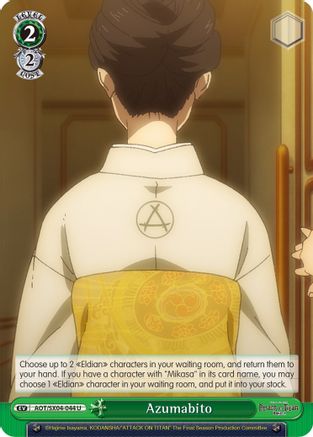 Image of Azumabito (AOT/SX04-044 U) - Attack On Titan: Final Season
