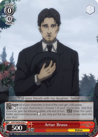 Image of Artur Braus (AOT/SX04-058 C) - Attack On Titan: Final Season