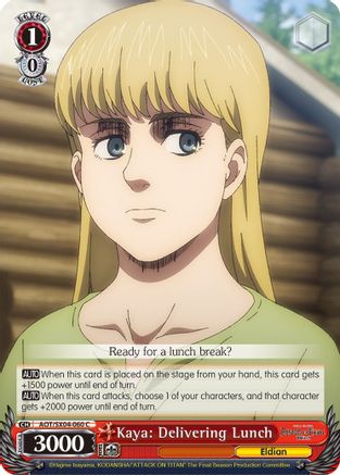 Image of Kaya: Delivering Lunch (AOT/SX04-060 C) - Attack On Titan: Final Season