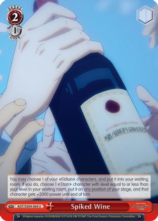 Image of Spiked Wine (AOT/SX04-064 U) - Attack On Titan: Final Season