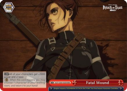 Image of Fatal Wound (RRR) (AOT/SX04-065R RRR) - Attack On Titan: Final Season