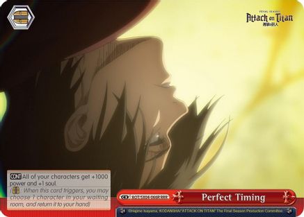 Image of Perfect Timing (RRR) (AOT/SX04-066R RRR) - Attack On Titan: Final Season