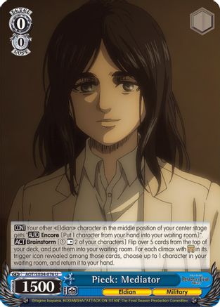 Image of Pieck: Mediator (AOT/SX04-076 U) - Attack On Titan: Final Season