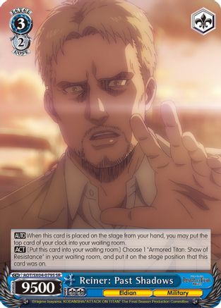 Image of Reiner: Past Shadows (SR) (AOT/SX04-079S SR) - Attack On Titan: Final Season