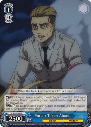 Image of Porco: Taken Aback (AOT/SX04-084 C) - Attack On Titan: Final Season