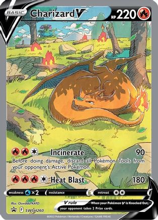 Image of Charizard V SWSH260  - Holofoil SWSH Sword & Shield Promo Cards - Promo