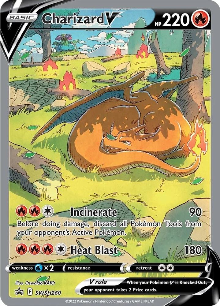 * Charizard V  SWSH260 - SWSH: Sword & Shield Promo Cards