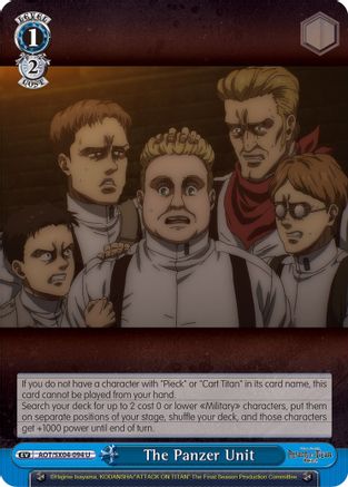Image of The Panzer Unit (AOT/SX04-094 U) - Attack On Titan: Final Season