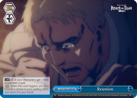 Image of Reunion (RRR) (AOT/SX04-098R RRR) - Attack On Titan: Final Season