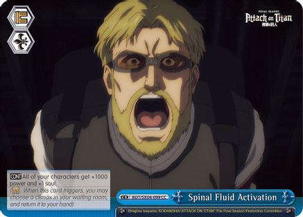 Image of Spinal Fluid Activation (AOT/SX04-099 CC) - Attack On Titan: Final Season