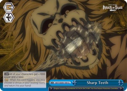 Image of Sharp Teeth (AOT/SX04-100 CC) - Attack On Titan: Final Season