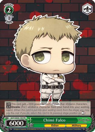 Image of Chimi Falco (AOT/SX04-105 PR) - Attack On Titan: Final Season
