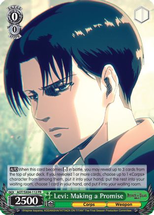 Image of Levi: Making a Promise (AOT/SX04-112 PR) - Attack On Titan: Final Season