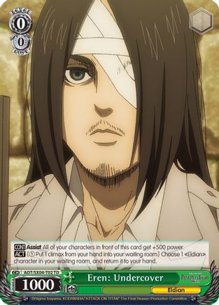 Image of Eren: Undercover (AOT/SX04-T02 TD) - Attack On Titan: Final Season