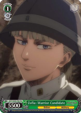 Image of Zofia: Warrior Candidate (AOT/SX04-T06 TD) - Attack On Titan: Final Season