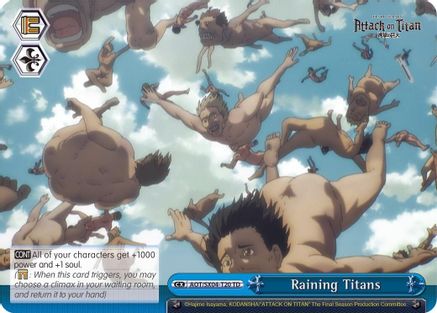 Image of Raining Titans (AOT/SX04-T20 TD) - Attack On Titan: Final Season