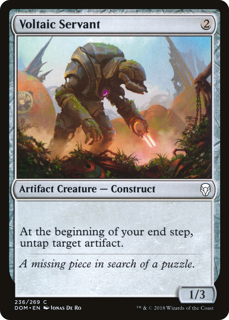 Image of Voltaic Servant (DOM-236) - Dominaria Foil