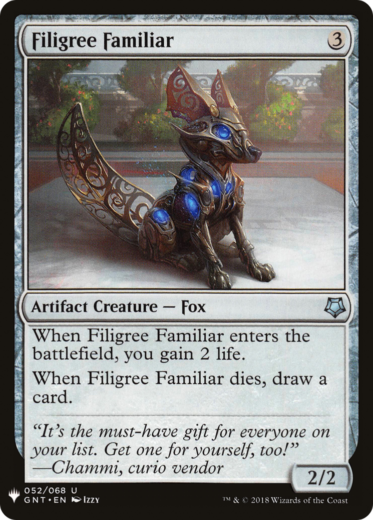 Image of Filigree Familiar (LIST-052) - The List
