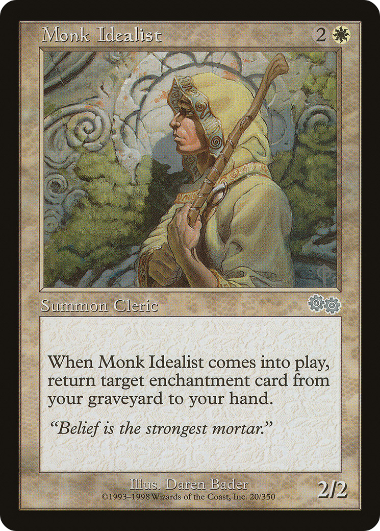 Image of Monk Idealist (USG-020) - Urza's Saga