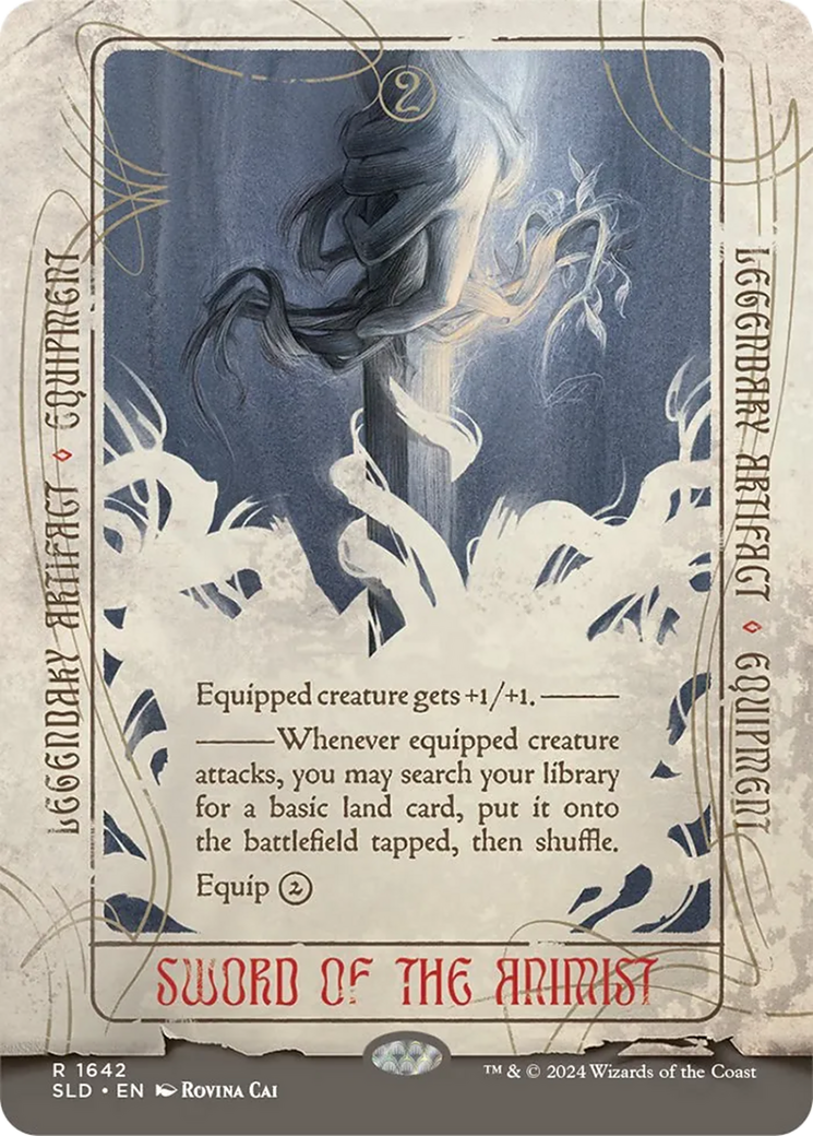 Image of Sword of the Animist (SLD-1642) - Secret Lair Drop (Borderless)