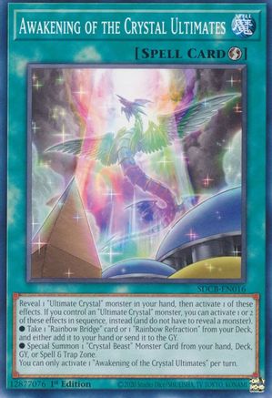 Image of Awakening of the Crystal Ultimates (SDCB-EN016) - Structure Deck: Legend of the Crystal Beasts 1st Edition