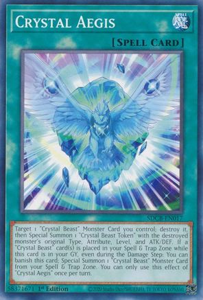 Image of Crystal Aegis (SDCB-EN017) - Structure Deck: Legend of the Crystal Beasts 1st Edition