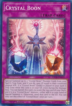 Image of Crystal Boon (SDCB-EN032) - Structure Deck: Legend of the Crystal Beasts 1st Edition