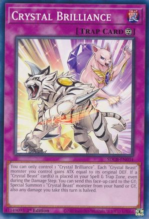 Image of Crystal Brilliance (SDCB-EN034) - Structure Deck: Legend of the Crystal Beasts 1st Edition
