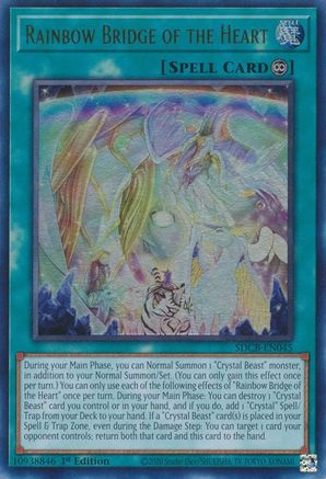 Image of Rainbow Bridge of the Heart (SDCB-EN045) - Structure Deck: Legend of the Crystal Beasts 1st Edition