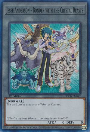 Image of Jesse Anderson - Bonder with the Crystal Beasts (SDCB-EN047) - Structure Deck: Legend of the Crystal Beasts 1st Edition