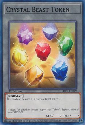 Image of Crystal Beast Token (SDCB-EN049) - Structure Deck: Legend of the Crystal Beasts 1st Edition