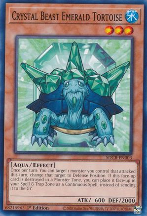 Image of Crystal Beast Emerald Tortoise (SDCB-EN003) - Structure Deck: Legend of the Crystal Beasts 1st Edition