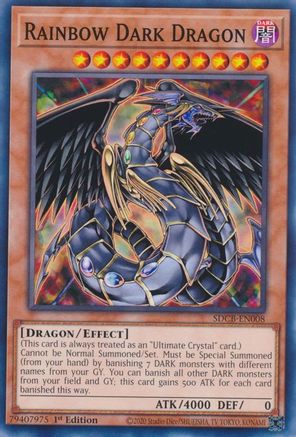 Image of Rainbow Dark Dragon (SDCB-EN008) - Structure Deck: Legend of the Crystal Beasts 1st Edition