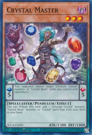 Image of Crystal Master (SDCB-EN009) - Structure Deck: Legend of the Crystal Beasts 1st Edition