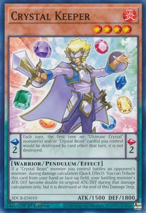 Image of Crystal Keeper (SDCB-EN010) - Structure Deck: Legend of the Crystal Beasts 1st Edition